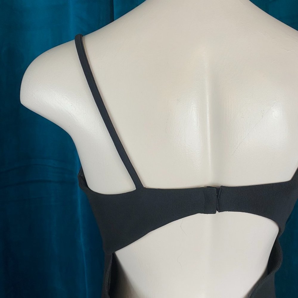 Xoxo Strappy V Neck Mini Dress Black - Picture 6 of 9